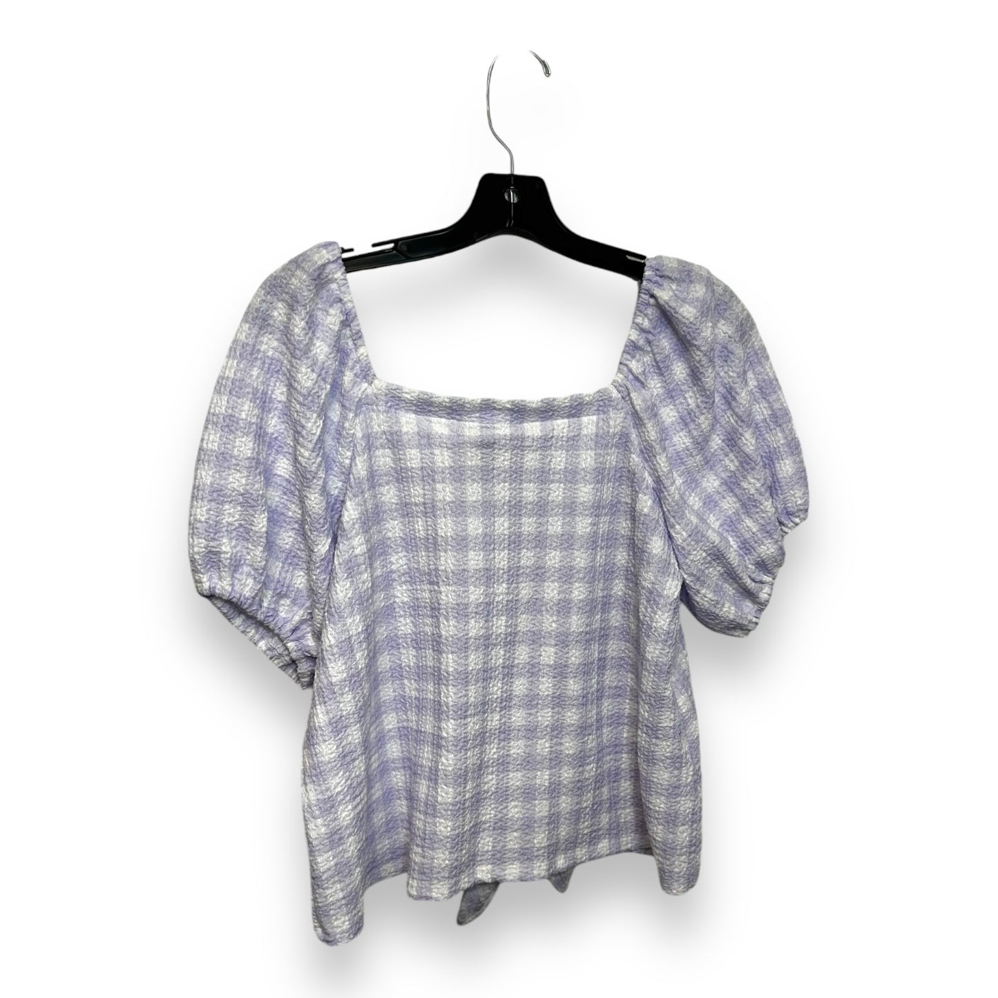 Top Short Sleeve By Loft In Purple, Size: M