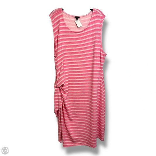 Dress Casual Midi By Talbots In Pink, Size: 3x