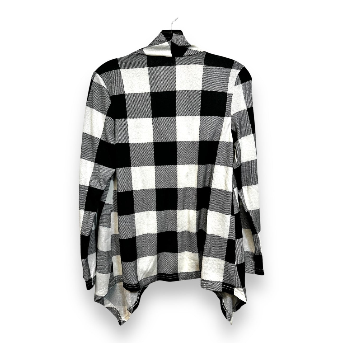 Cardigan By Cmf In Checkered Pattern, Size: S