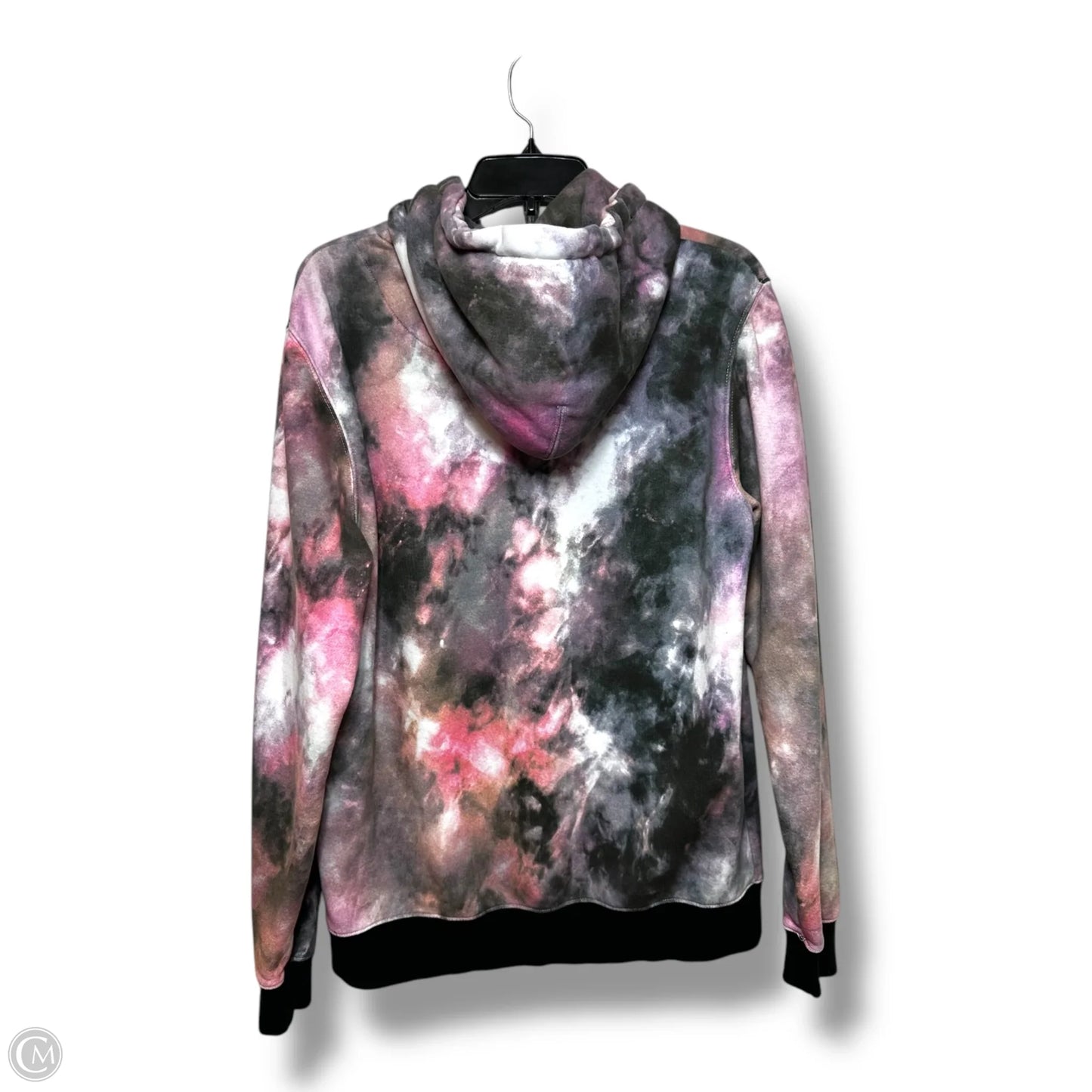 Sweatshirt Hoodie By Clothes Mentor In Tie Dye Print, Size: S