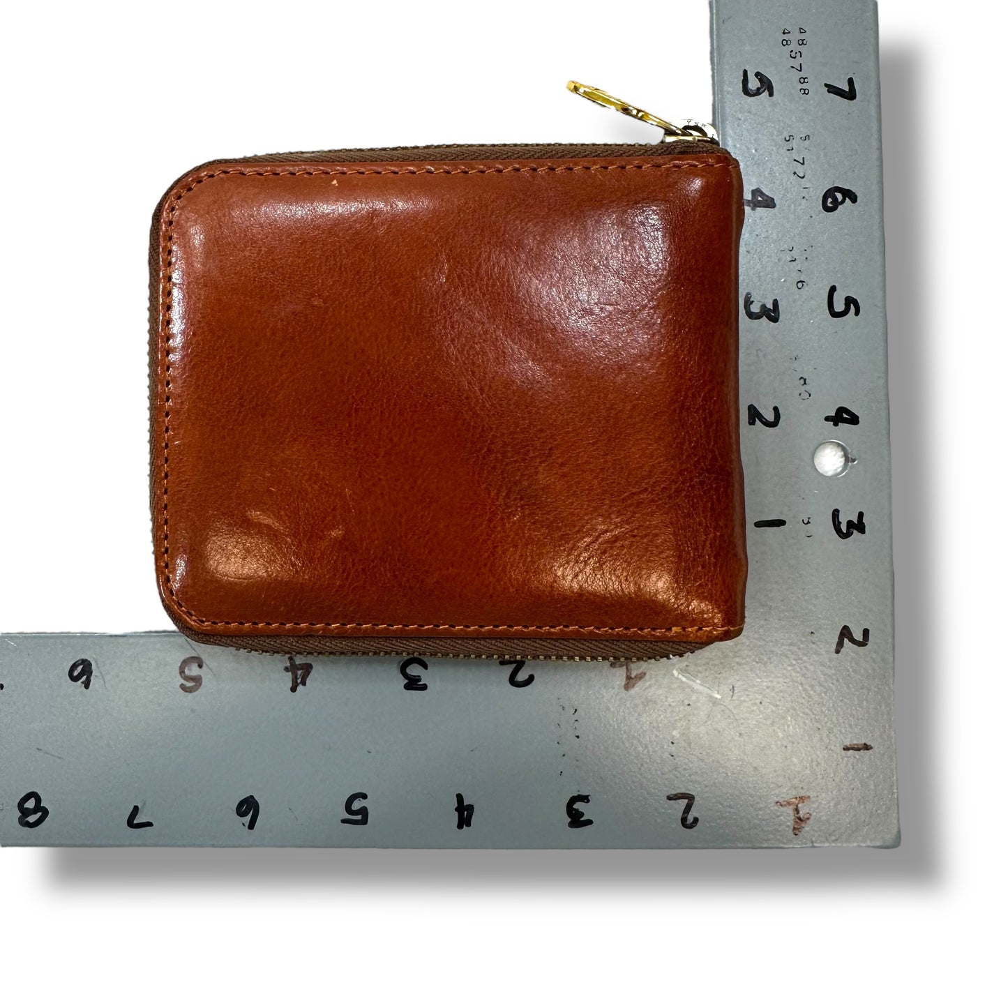 Leather zip around Wallet Leather By MARINO ORLANDI , Size: Medium