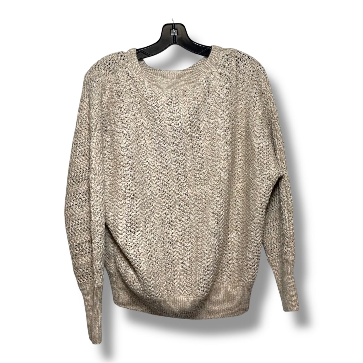 Sweater By Nicole Miller In Tan, Size: Xs