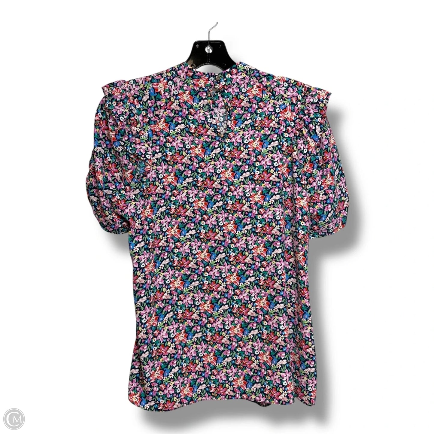 Top Short Sleeve By Cmf In Floral Print, Size: M
