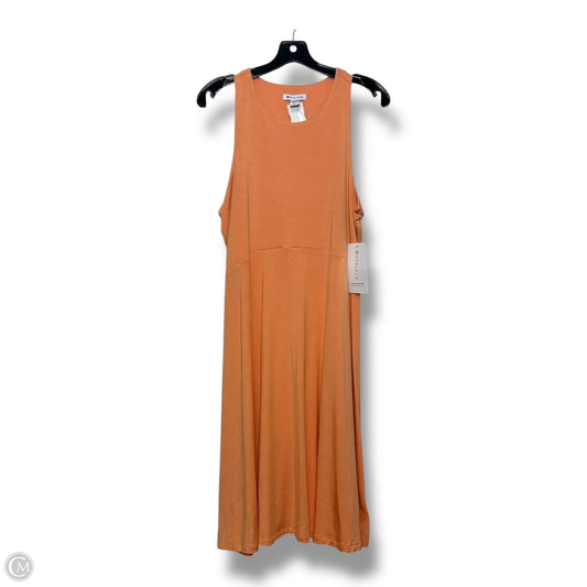 SANTORINI THERA DRESS Athletic By Athleta In Peach, Size: L