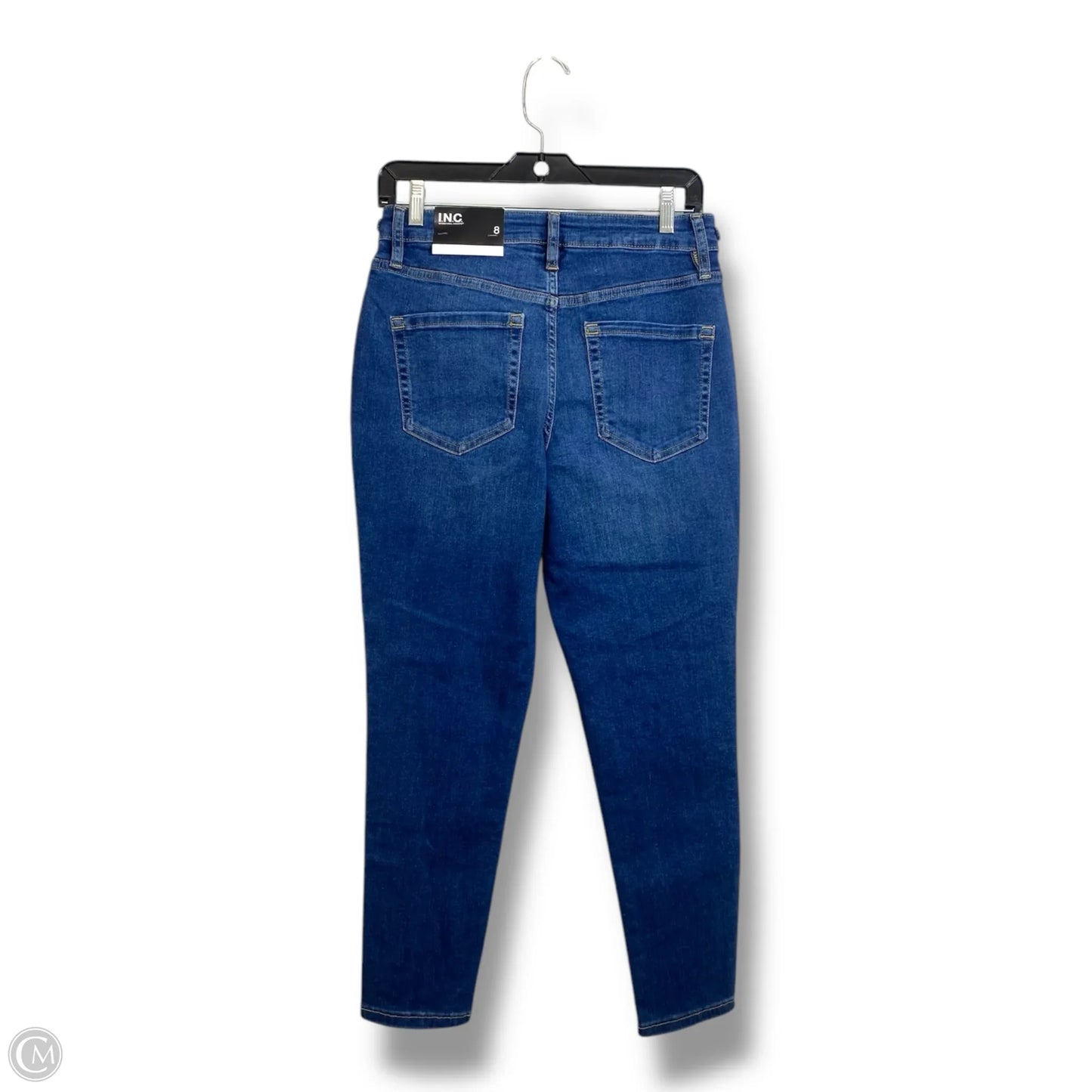 Jeans Skinny By Inc In Blue Denim, Size: 8