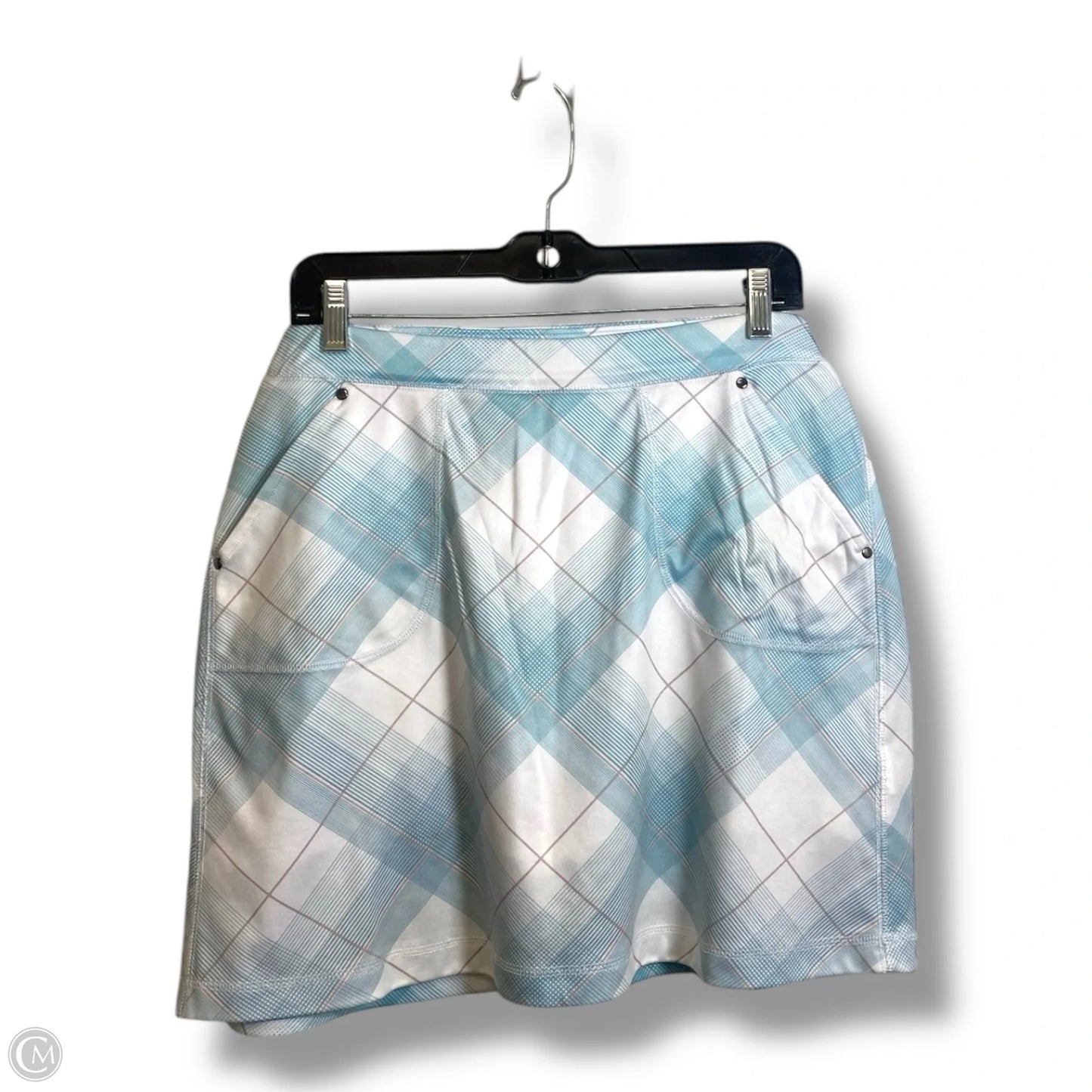 Athletic Skort By Clothes Mentor In Plaid Pattern, Size: Xl