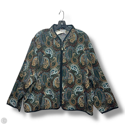 Blazer By Bon Worth In Paisley Print, Size: Xl
