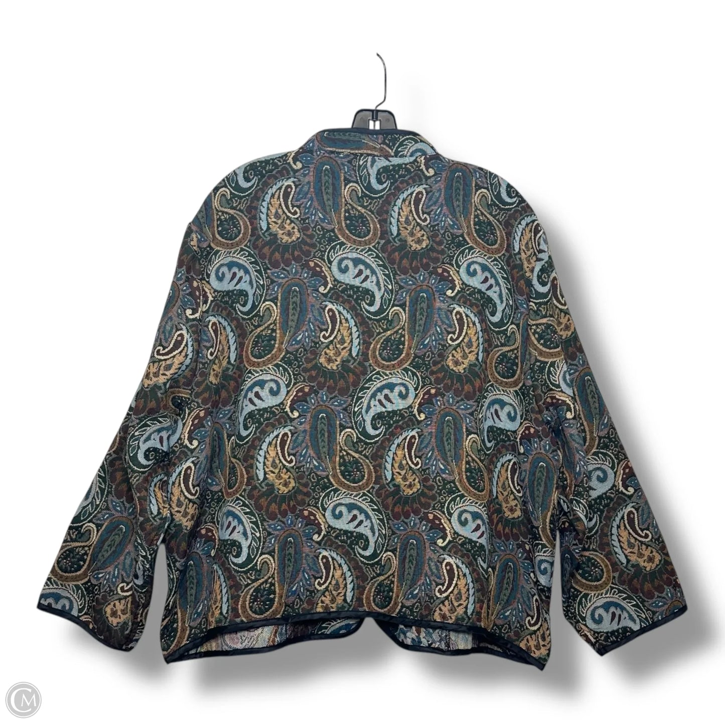 Blazer By Bon Worth In Paisley Print, Size: Xl