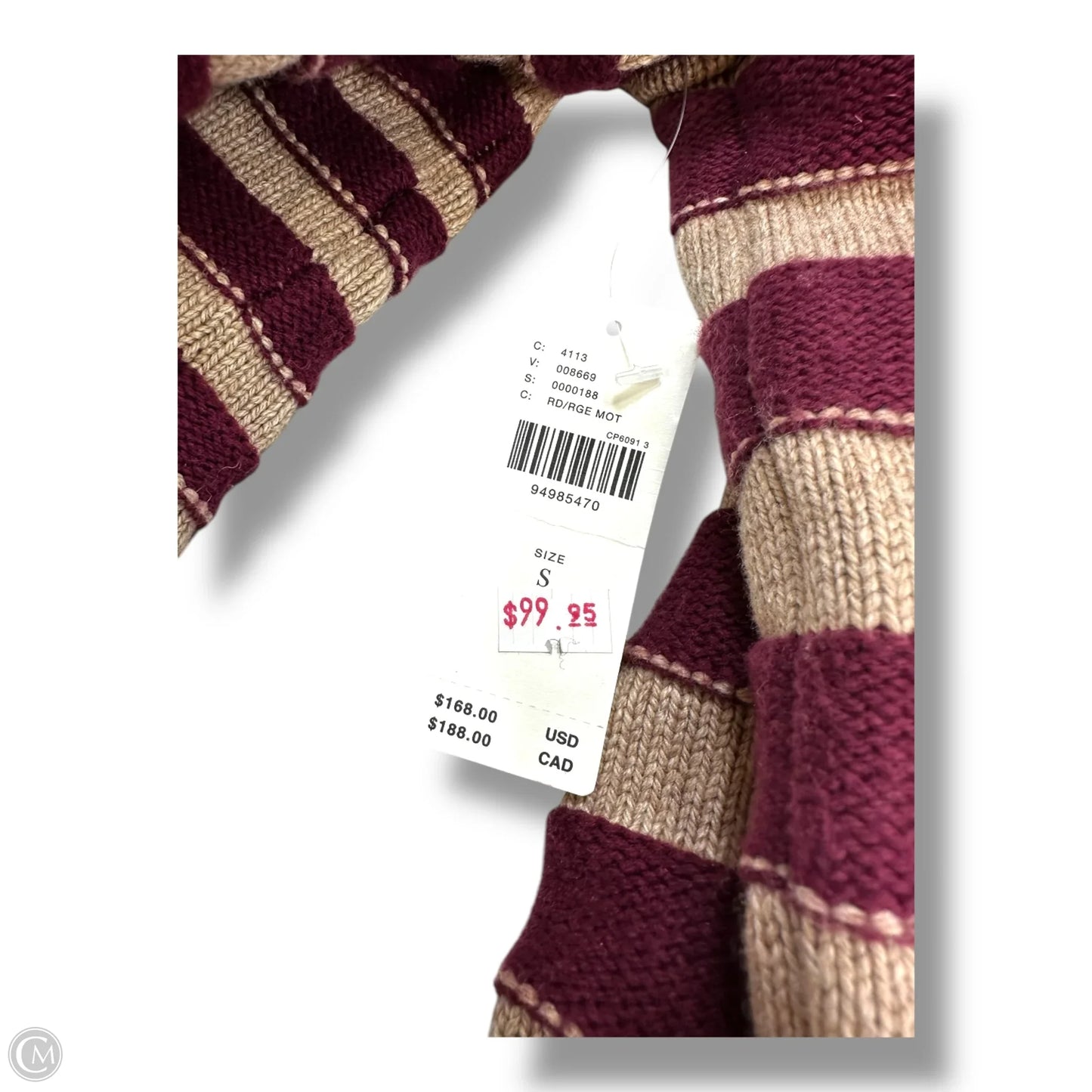 Sweater By Maeve In Striped Pattern, Size: S
