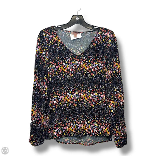 Top Long Sleeve By Cmf In Floral Print, Size: S