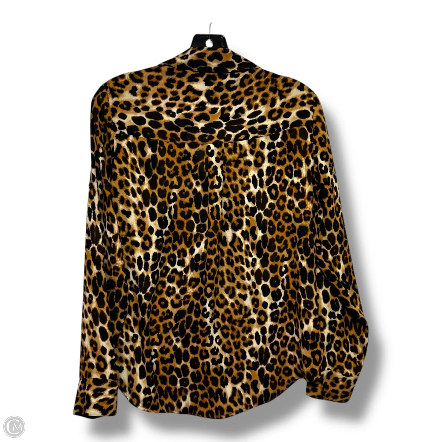 Top Long Sleeve By Express In Animal Print, Size: S