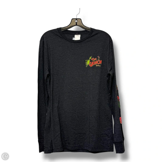 The Grinch Top Long Sleeve Basic By Cmf In Grey, Size: M