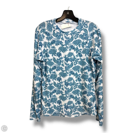 Top Long Sleeve By Clothes Mentor In Floral Print, Size: L