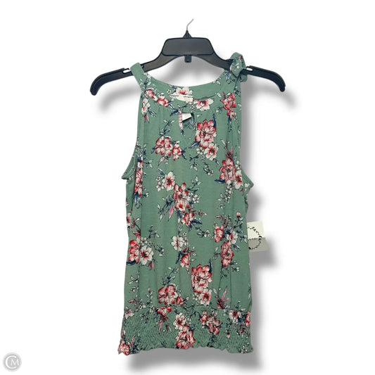 Tank Top By Clothes Mentor In Floral Print, Size: S