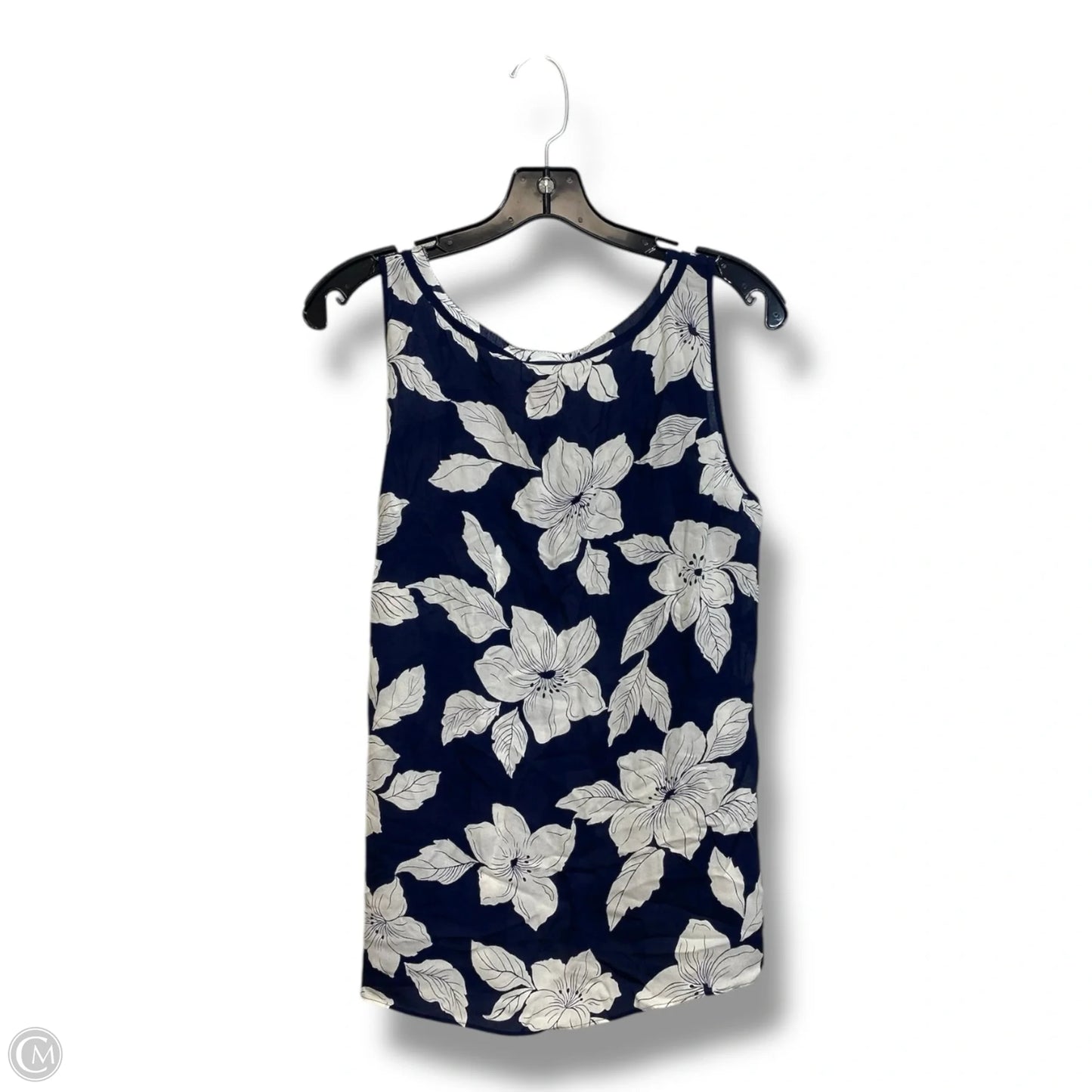 Top Sleeveless By Talbots In Navy, Size: Xl