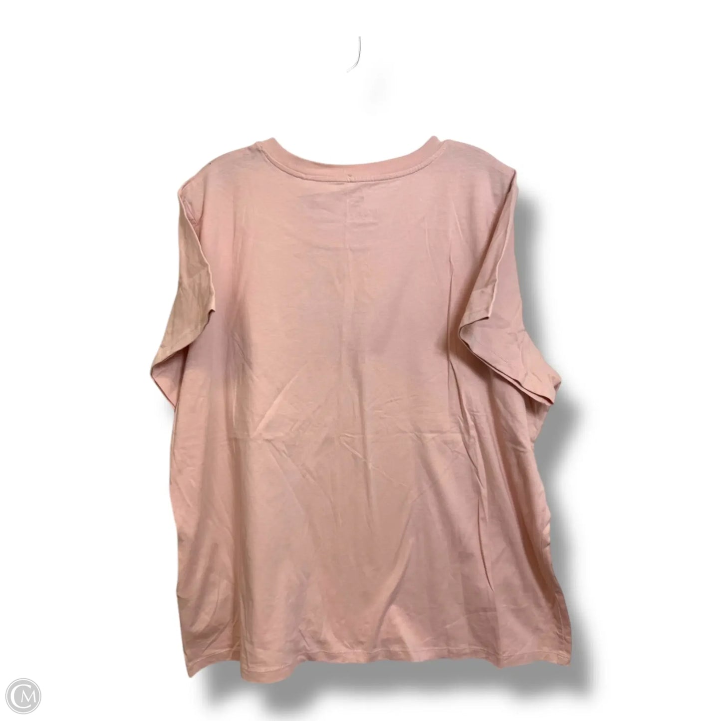 Top Short Sleeve Basic By Levis In Pink, Size: 3x
