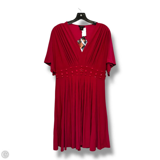 Dress Casual Short By Iman Hsn In Pink, Size: L