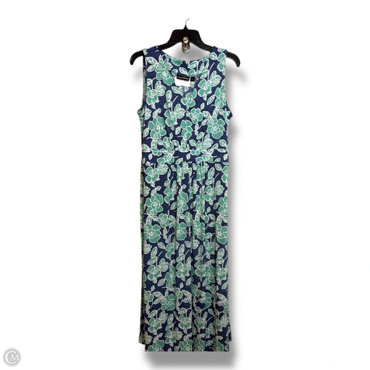 Dress Casual Maxi By Nina Leonard In Blue, Size: L