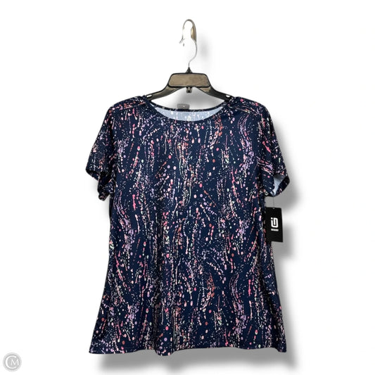 Athletic Top Short Sleeve By Ideology In Navy, Size: L