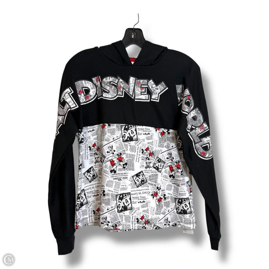 Hooded Top Long Sleeve By Disney In Multi-colored, Size: S