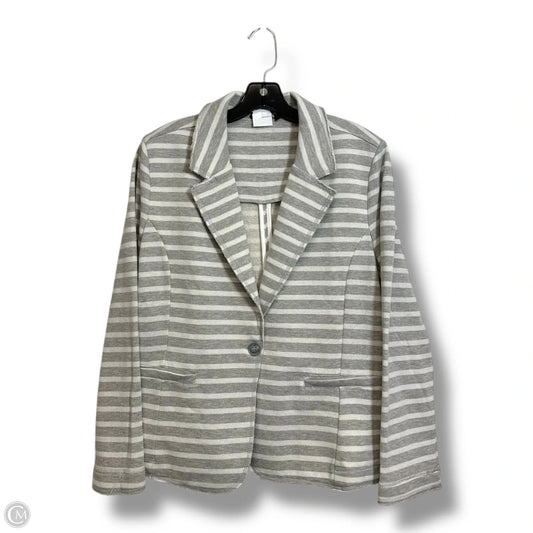 Blazer By Tommy Hilfiger In Striped Pattern, Size: Xl