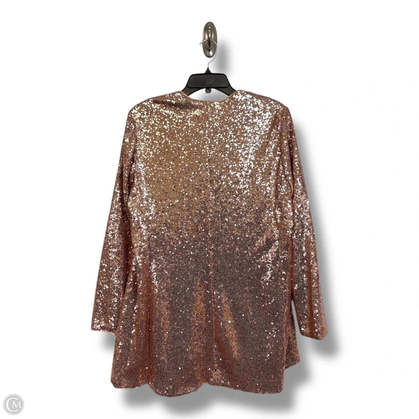 Sparkle sequin Blazer By Torrid In Rose Gold, Size: M