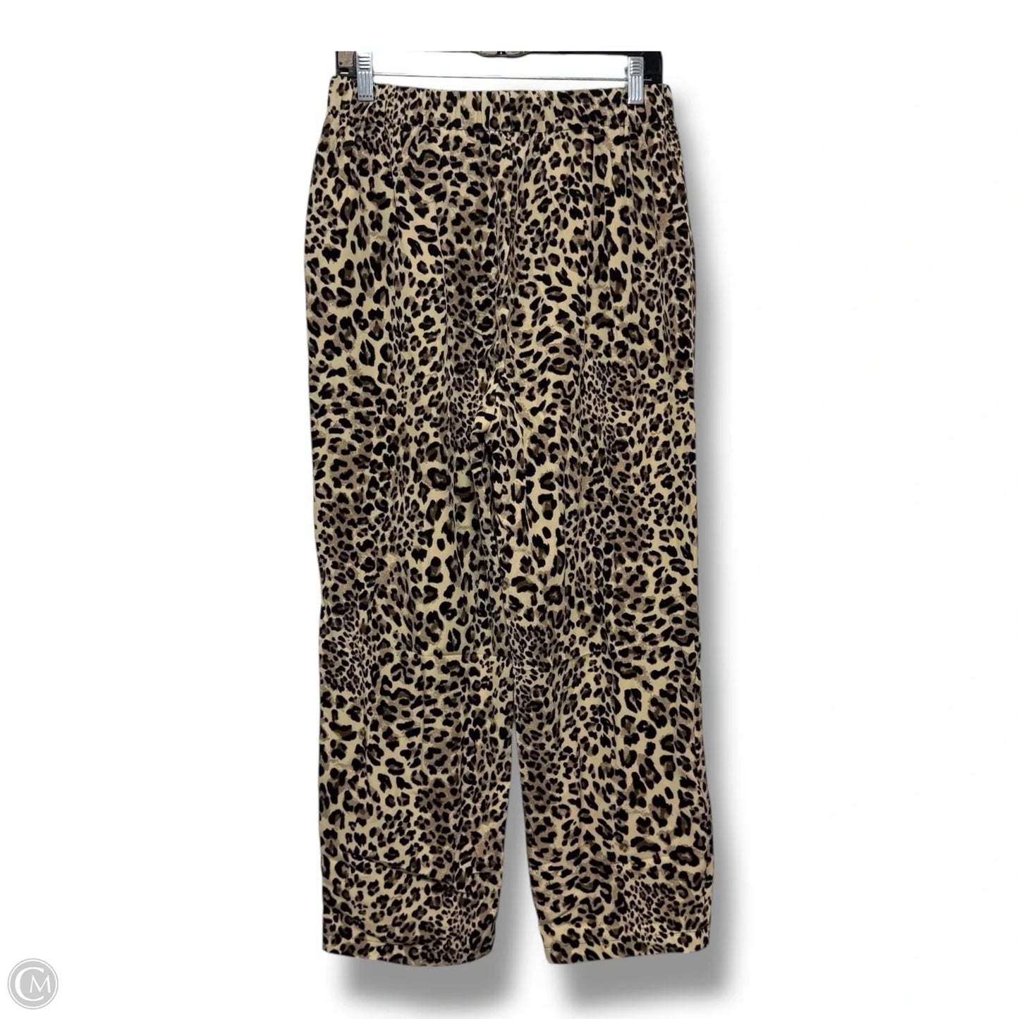 Pants Cropped By Shein In Animal Print, Size: L