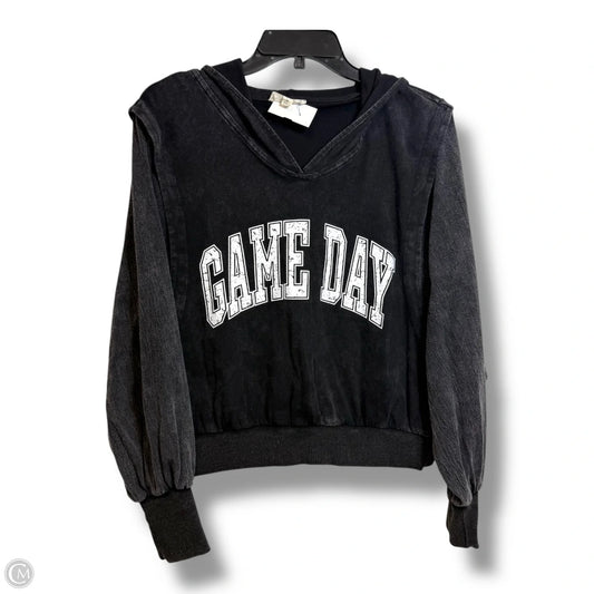 Top Long Sleeve By Eesome In Black, Size: M