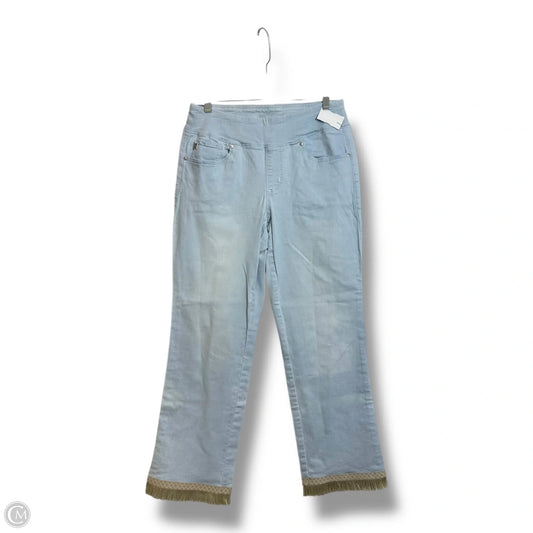 Jeans Cropped By Belle By Kim Gravel In Blue Denim, Size: 10