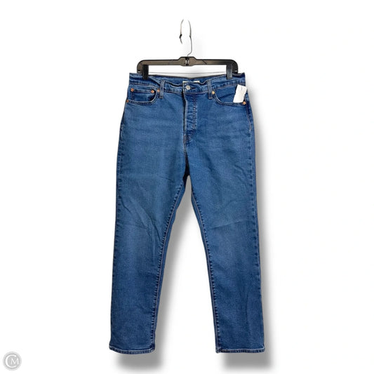 Jeans wedgie Straight By Levis In Blue Denim, Size: 14