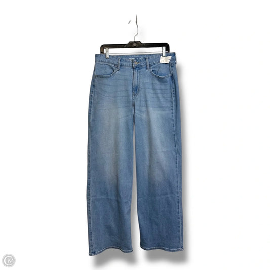 Jeans high rise wow Wide Leg By Old Navy In Blue Denim, Size: 12