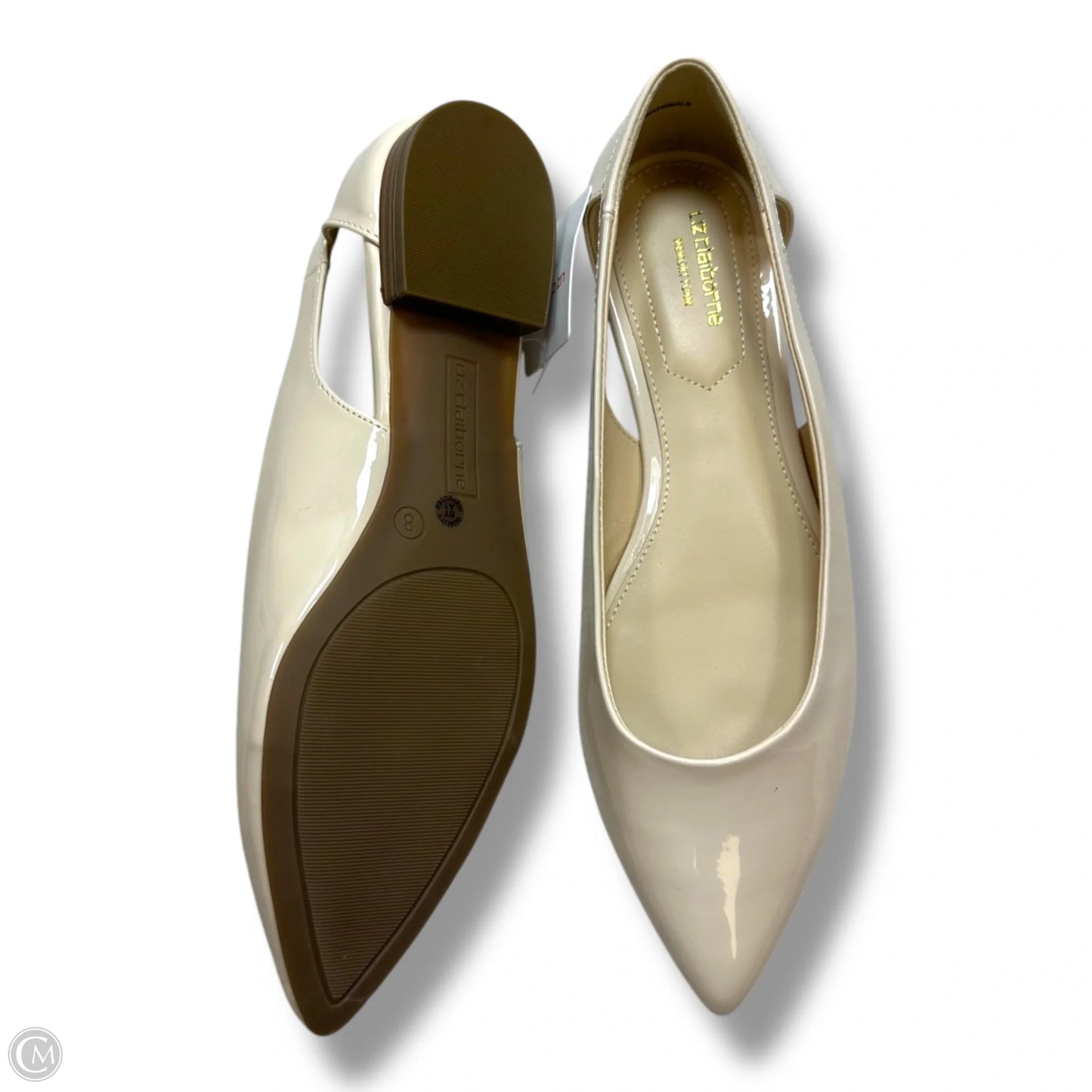 Sandals Flats By Liz Claiborne In Beige, Size: 8