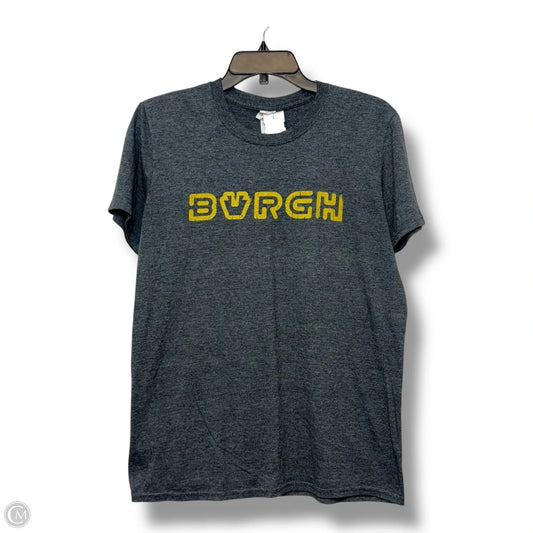 Pittsburgh BURGH Top Short Sleeve Basic By Cmf In Grey, Size: M