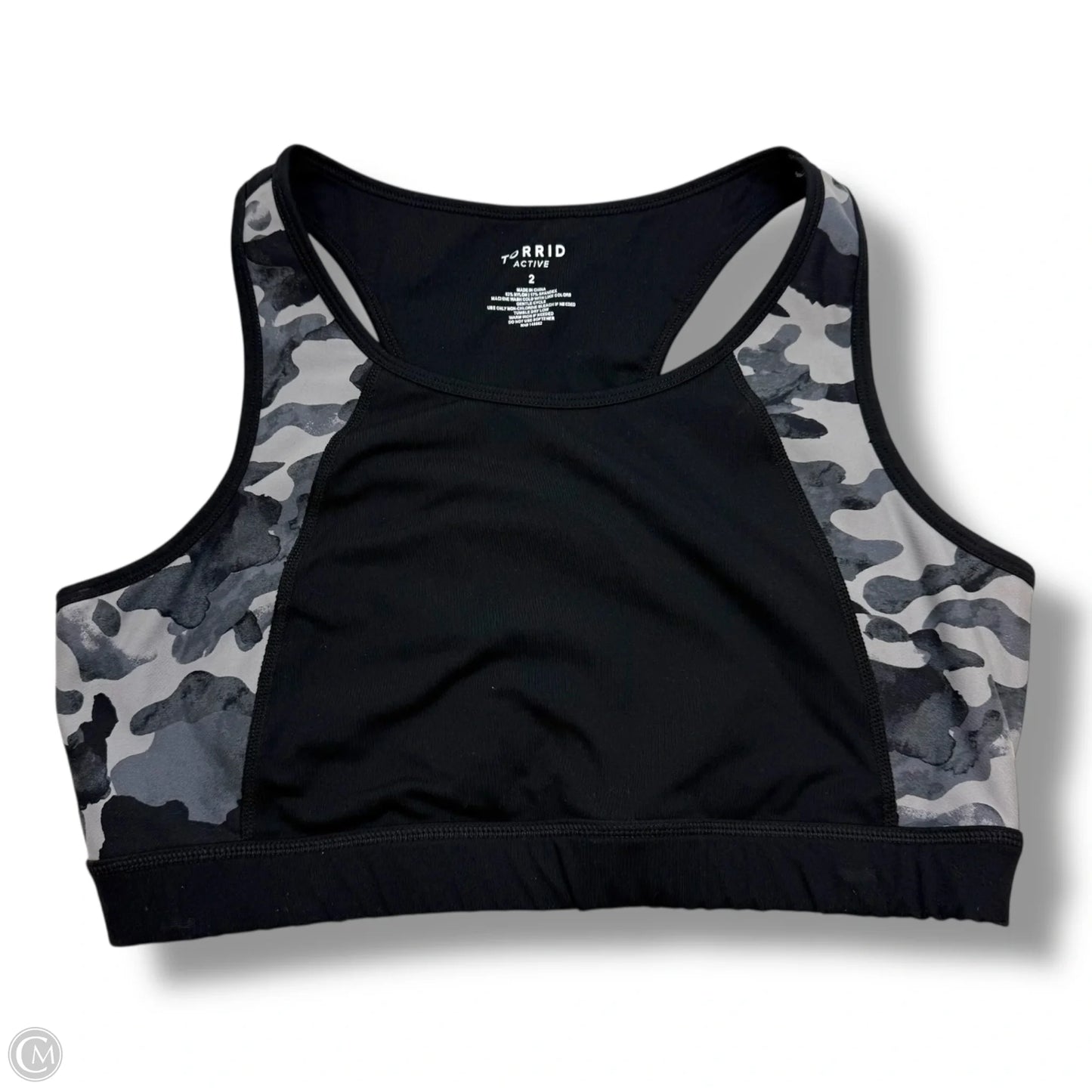 Athletic Bra By Torrid In Camouflage Print, Size: 2x