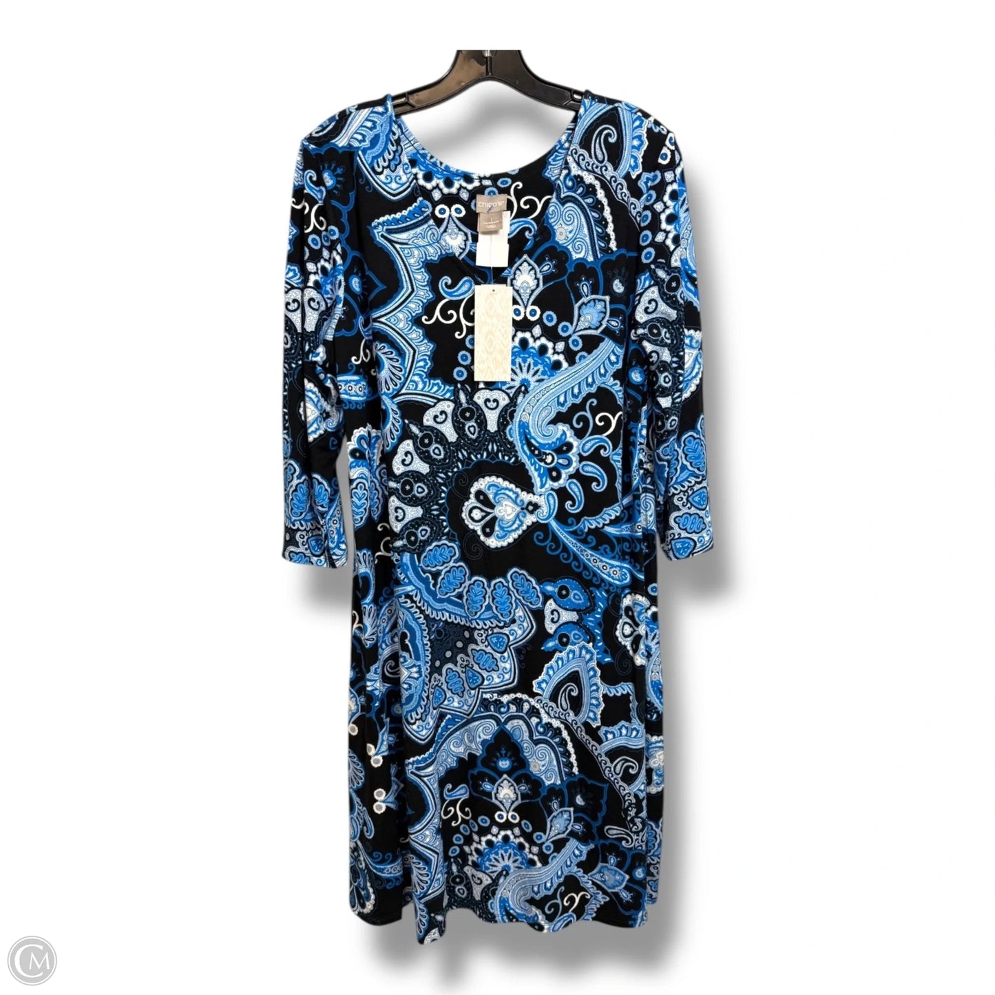 Dress Casual Short By Chicos In Paisley Print, Size: M