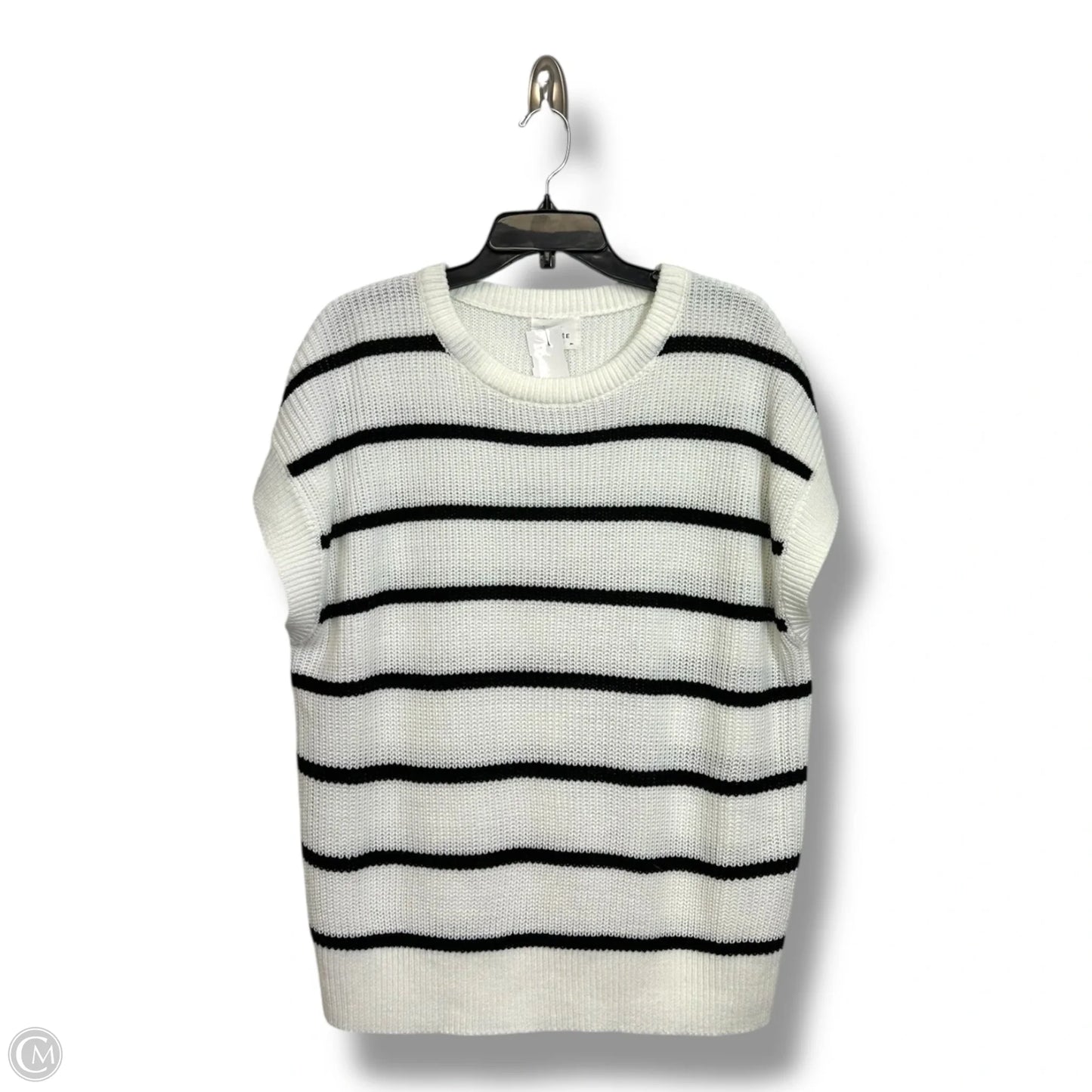 Top Sleeveless By Andree By Unit In Striped Pattern, Size: M