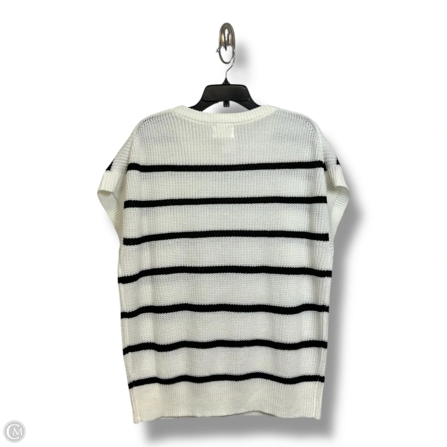 Top Sleeveless By Andree By Unit In Striped Pattern, Size: M