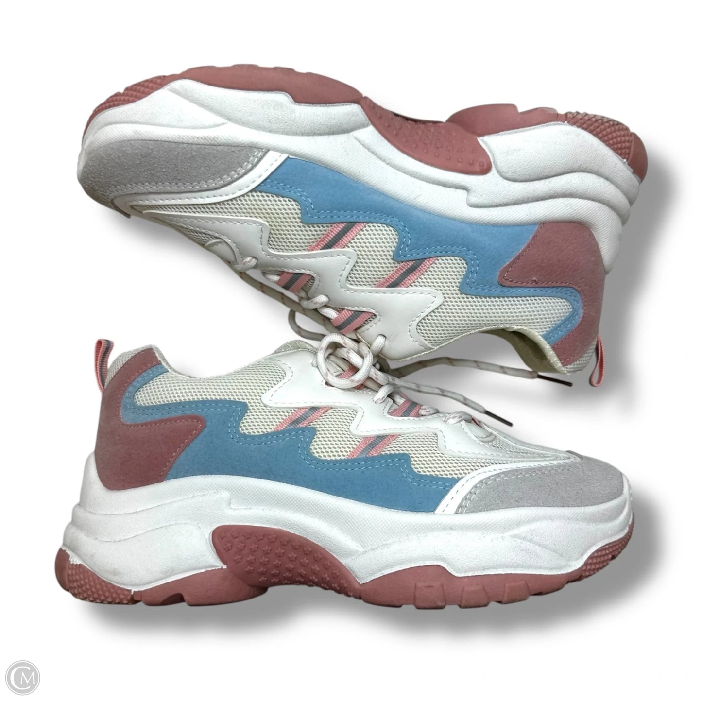 Shoes Sneakers By Cme In White, Size: 5.5