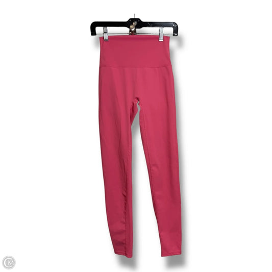 Athletic Leggings By Zenana Outfitters In Pink, Size: S