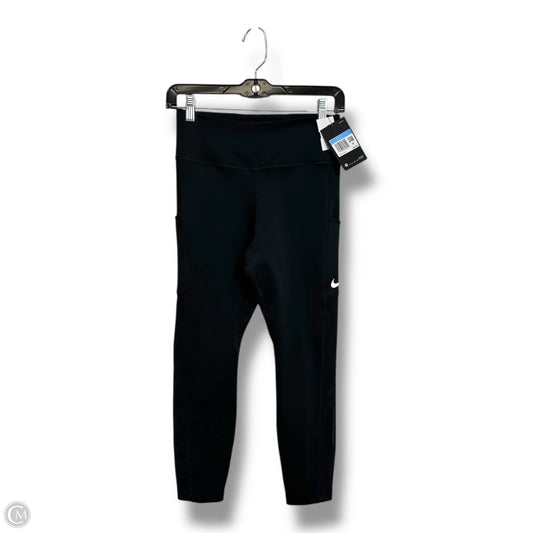 Athletic Leggings By Nike Apparel In Black, Size: M