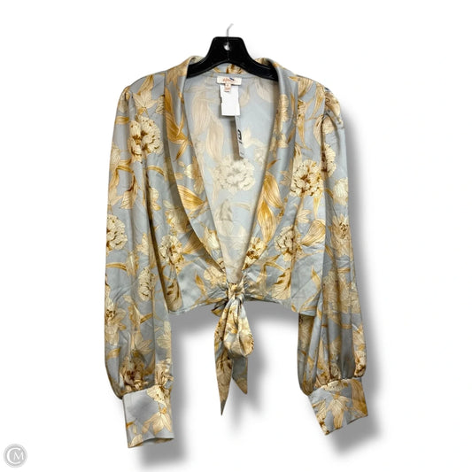 Top Long Sleeve By Clothes Mentor In Floral Print, Size: L