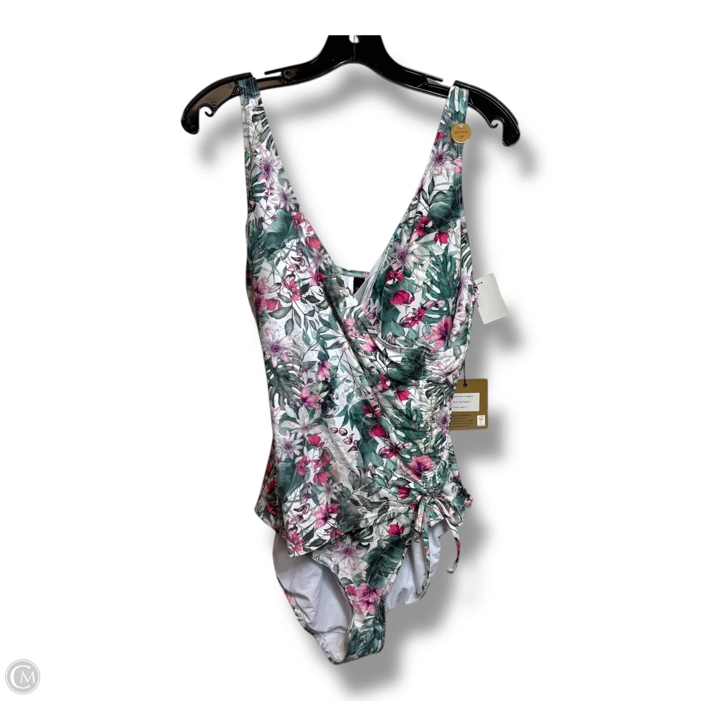 Swimsuit By Clothes Mentor In Floral Print, Size: 10