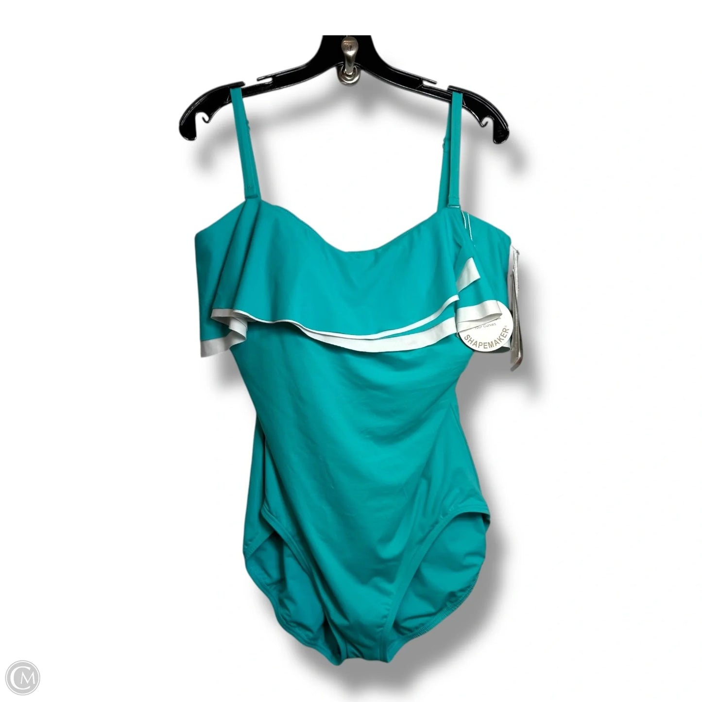 Swimsuit By Clothes Mentor In Aqua, Size: 16/40D