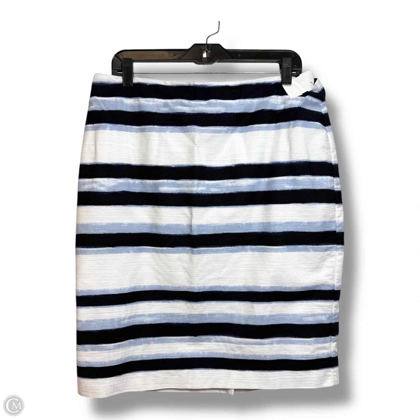Skirt Mini & Short By Ann Taylor In Striped Pattern, Size: 12