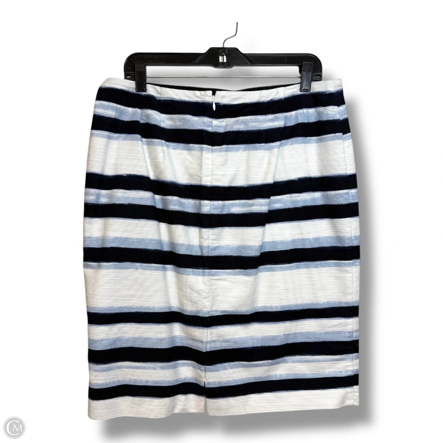 Skirt Mini & Short By Ann Taylor In Striped Pattern, Size: 12