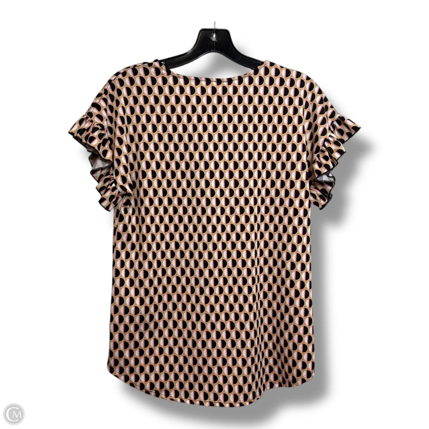 Top Short Sleeve By Ny Collection In Multi-colored, Size: M
