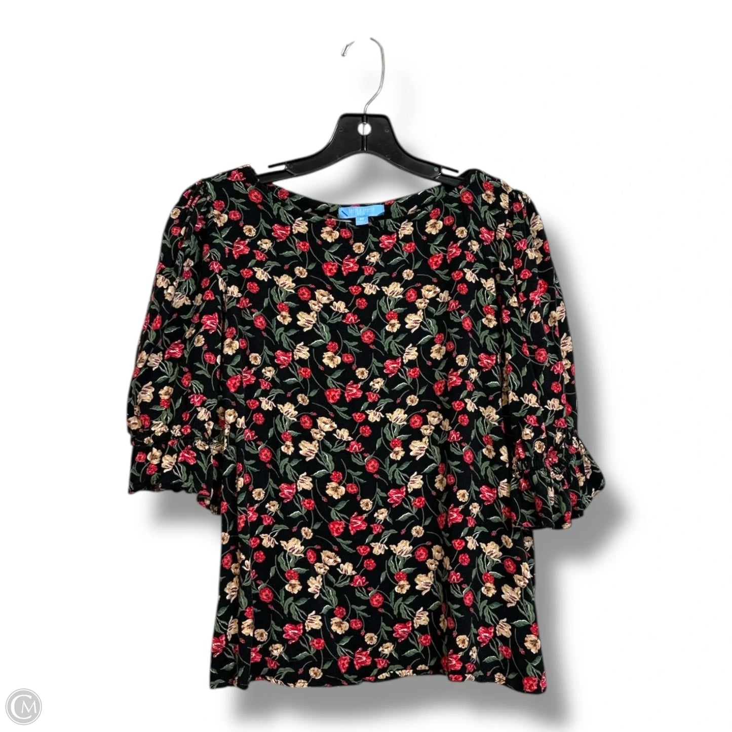 Top Short Sleeve By Draper James In Floral Print, Size: M