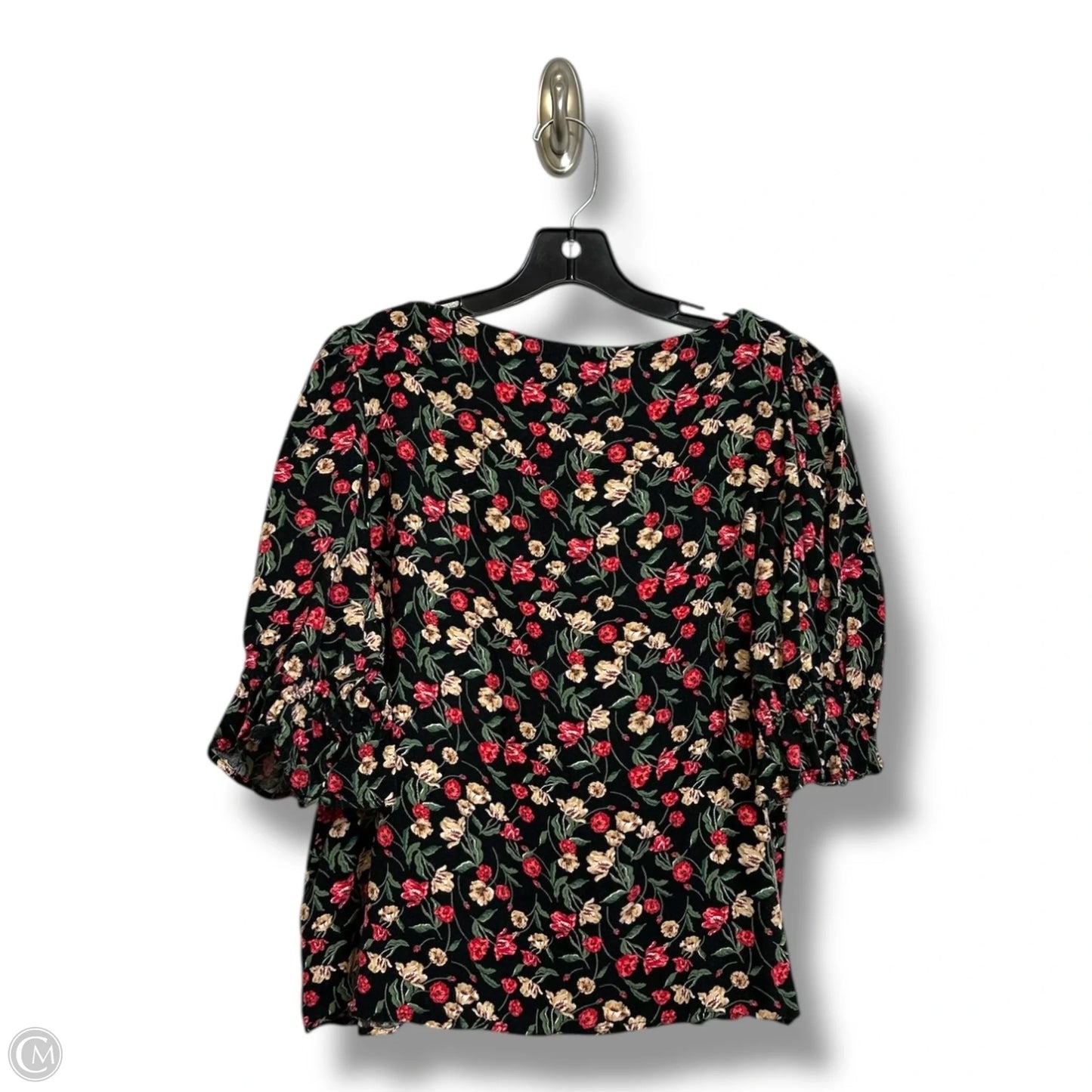 Top Short Sleeve By Draper James In Floral Print, Size: M