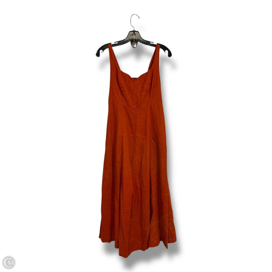 Dress Casual Midi By Old Navy In Bronze, Size: Xs