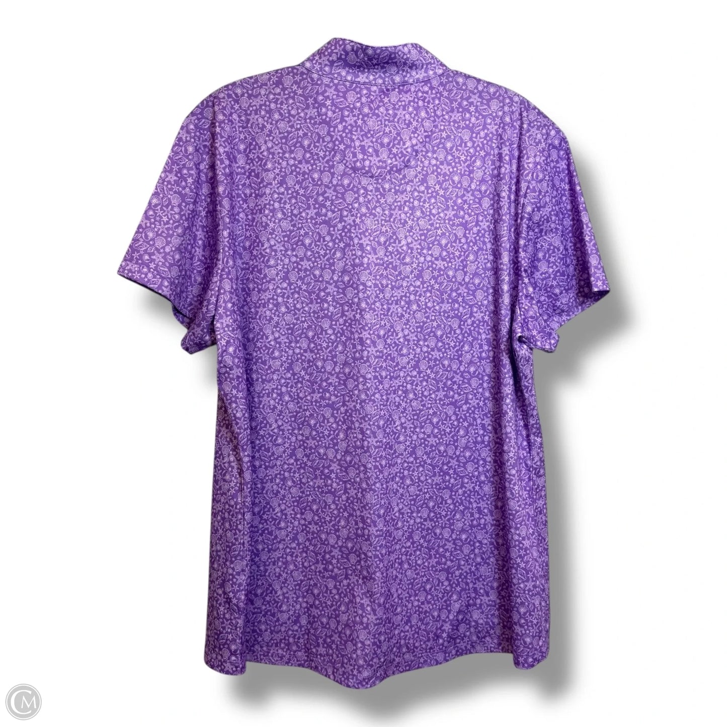 Top Short Sleeve By Clothes Mentor In Purple, Size: Xl